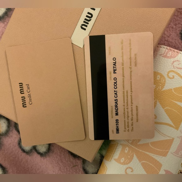 Miu miu madras pink leather wallet nib - Picture 5 of 12